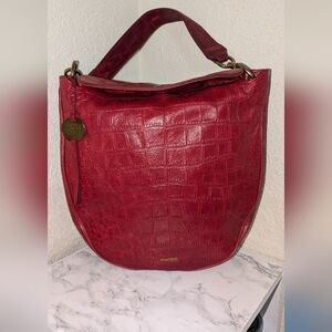 Margot New York crocodile genuine leather shoulder bag